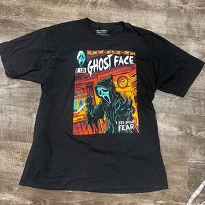 Ghost Face “I See Your Fear” Graphic Tee Size XL